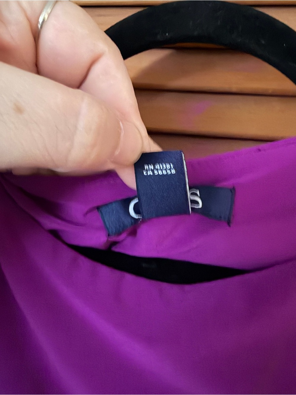 Chaps color block dress purple navy blue size M NWOT - Picture 4 of 10